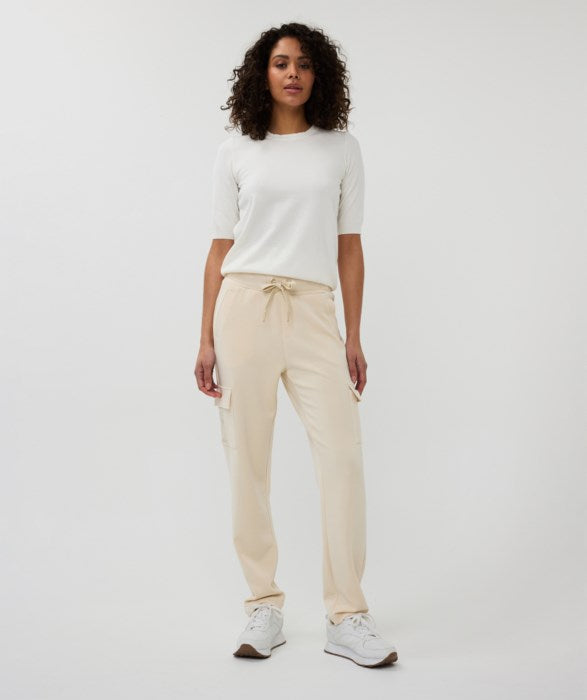 ESQUALO MODAL CARGO TROUSER - IVORY