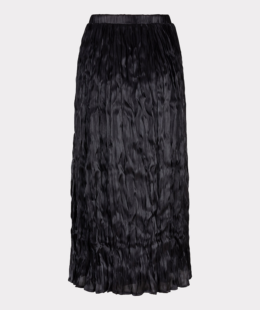 ESQUALO LINED SKIRT - BLACK