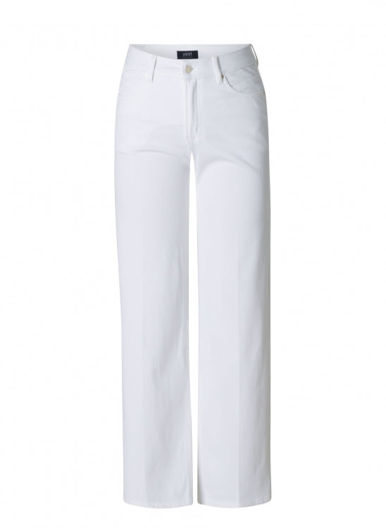 YEST THERES WIDE LEG PANT - WHITE
