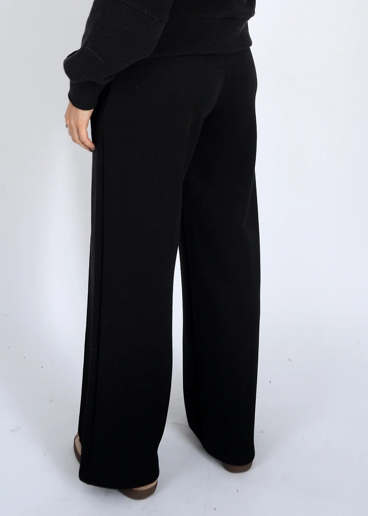 RD STYLE PRIDA SOFT KNIT PANT - BLACK