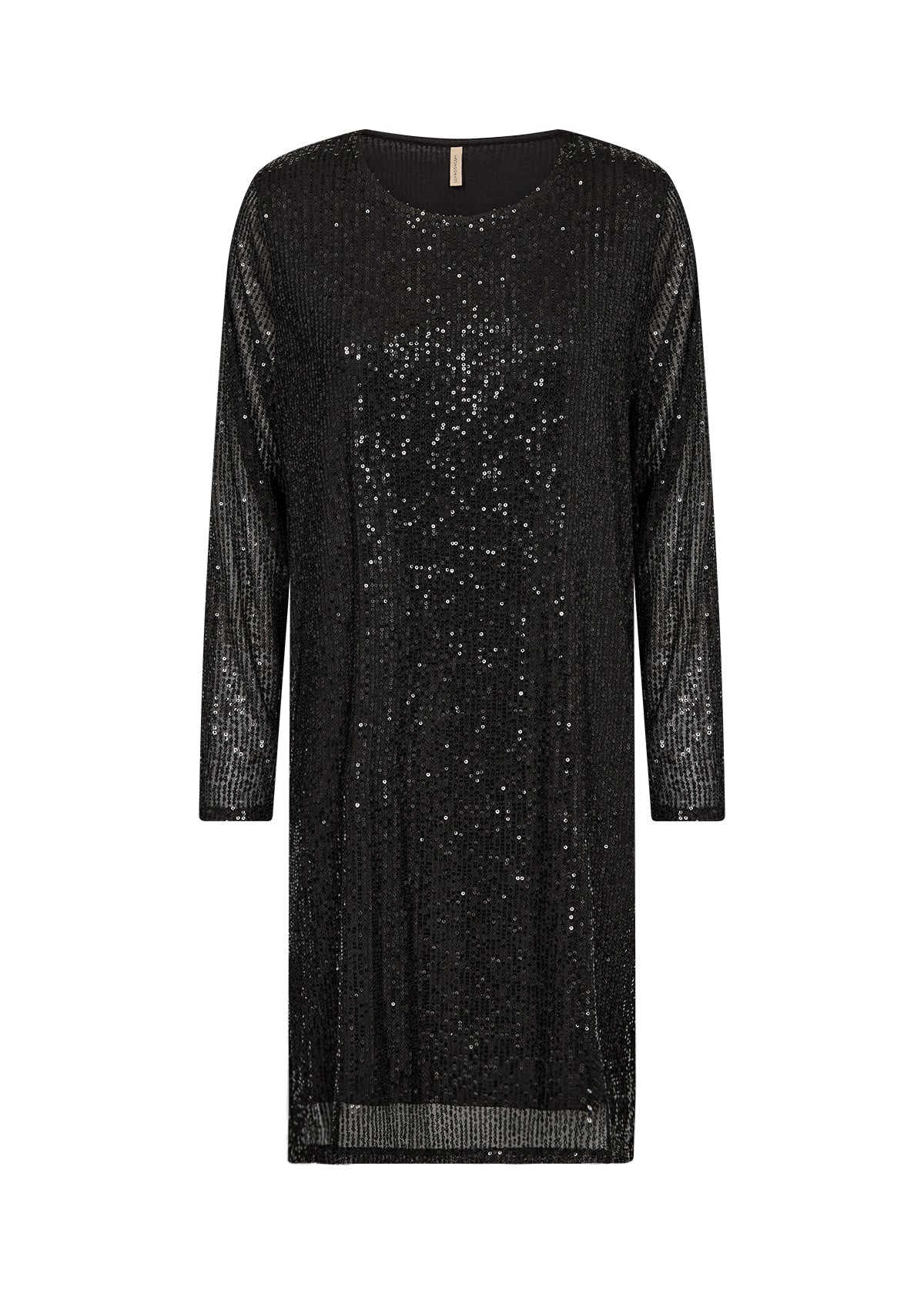 SOYACONCEPT NANETT SEQUINS DRESS - BLACK - Vi-Leen's Fashions
