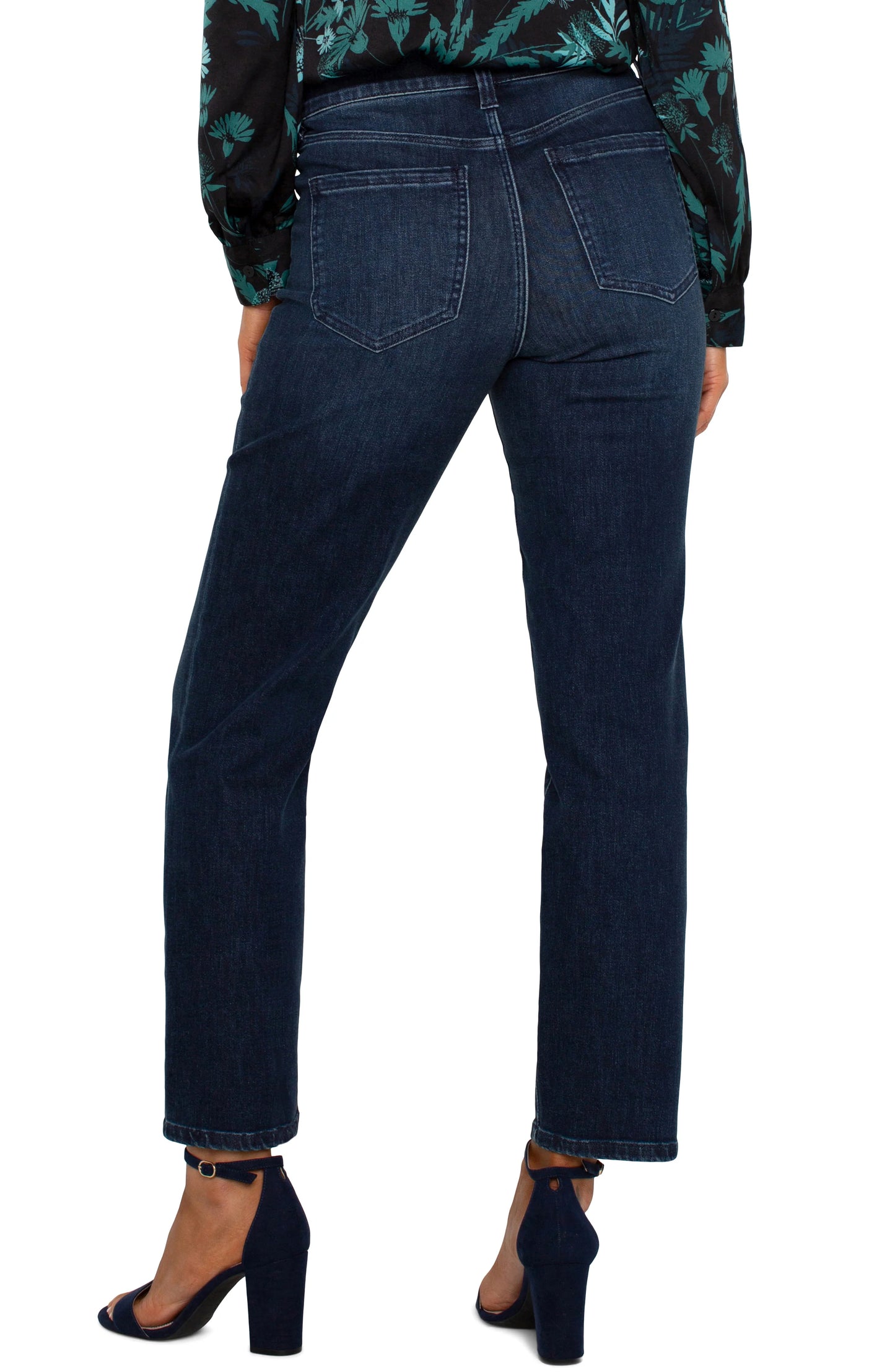 LIVERPOOL GIA GLIDER SLIM LEG JEAN - WARNER LAKE