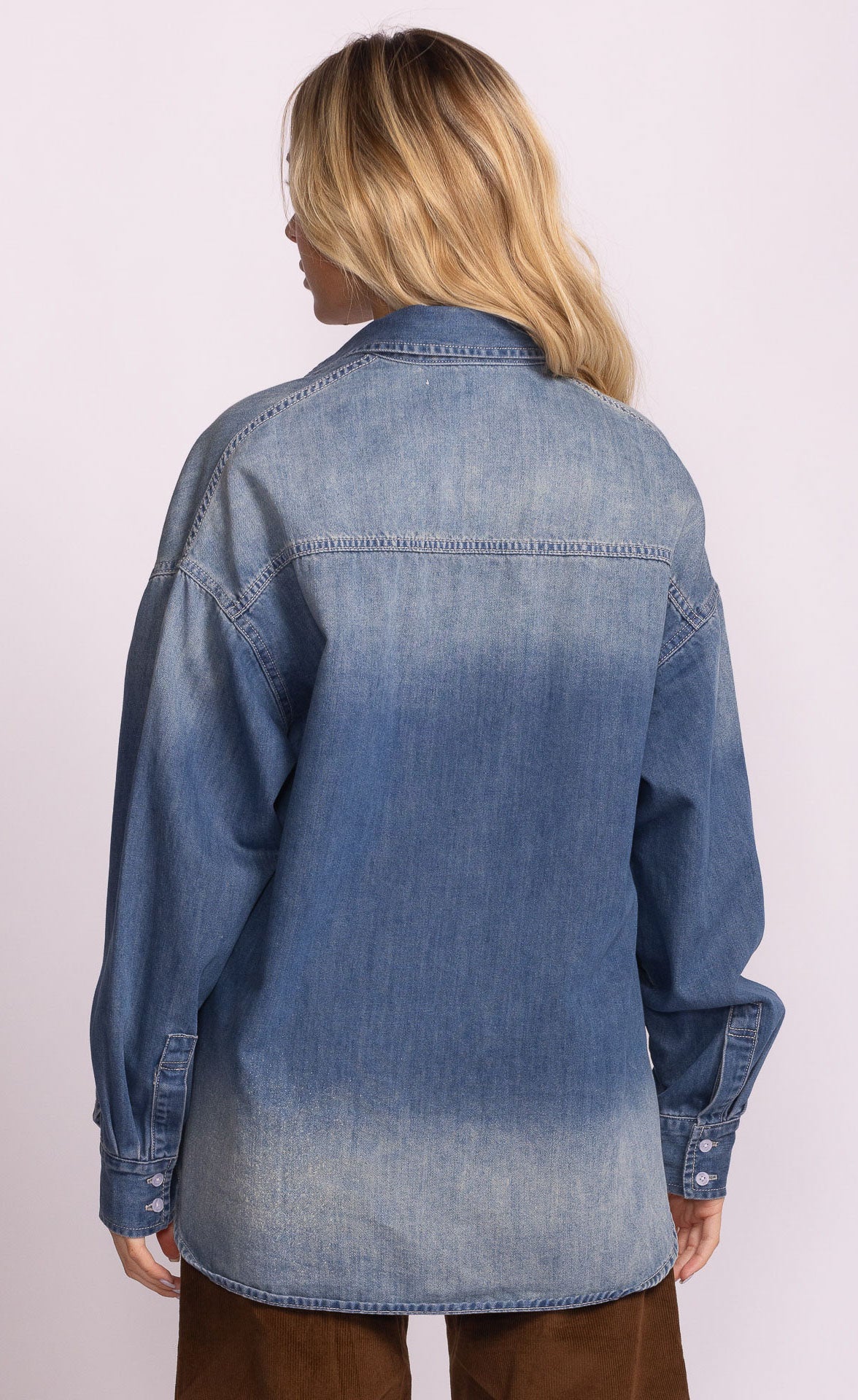 PINK MARTINI CARTER DENIM OVERSHIRT