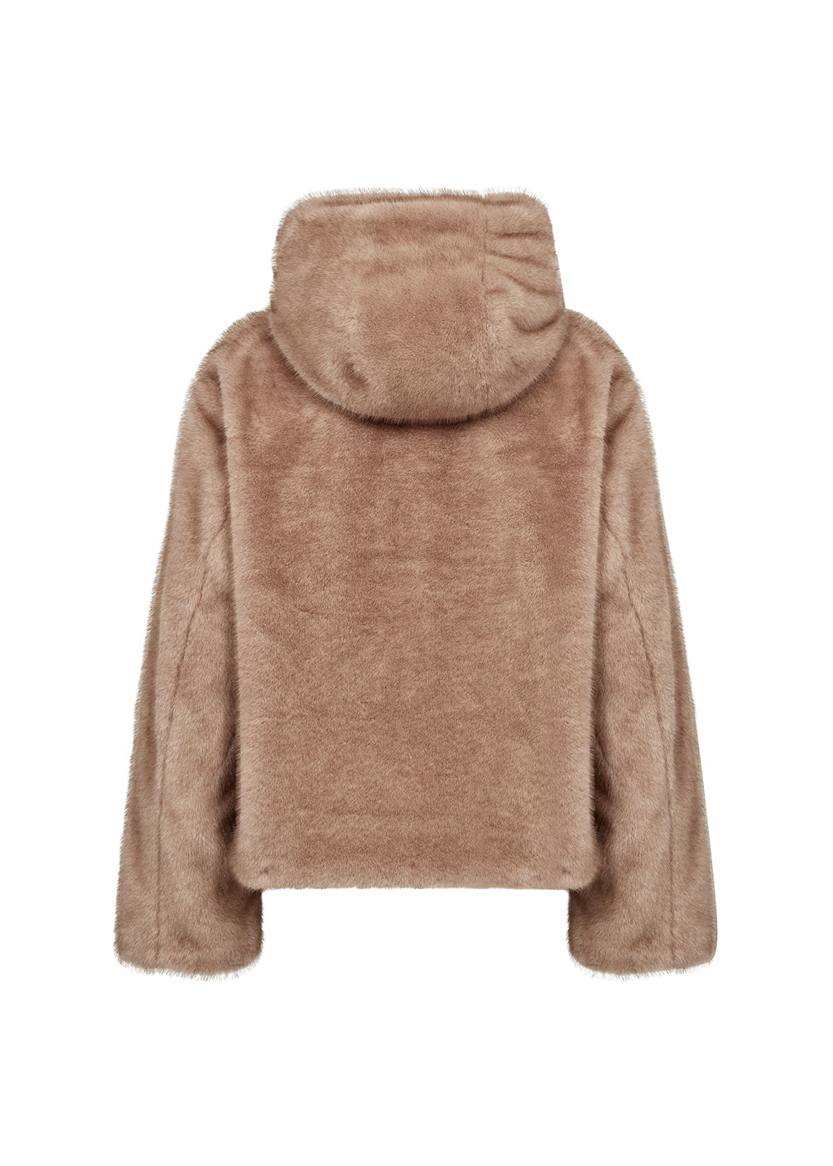 SOYACONCEPT HAYE FAUX FUR JACKET - CAMEL