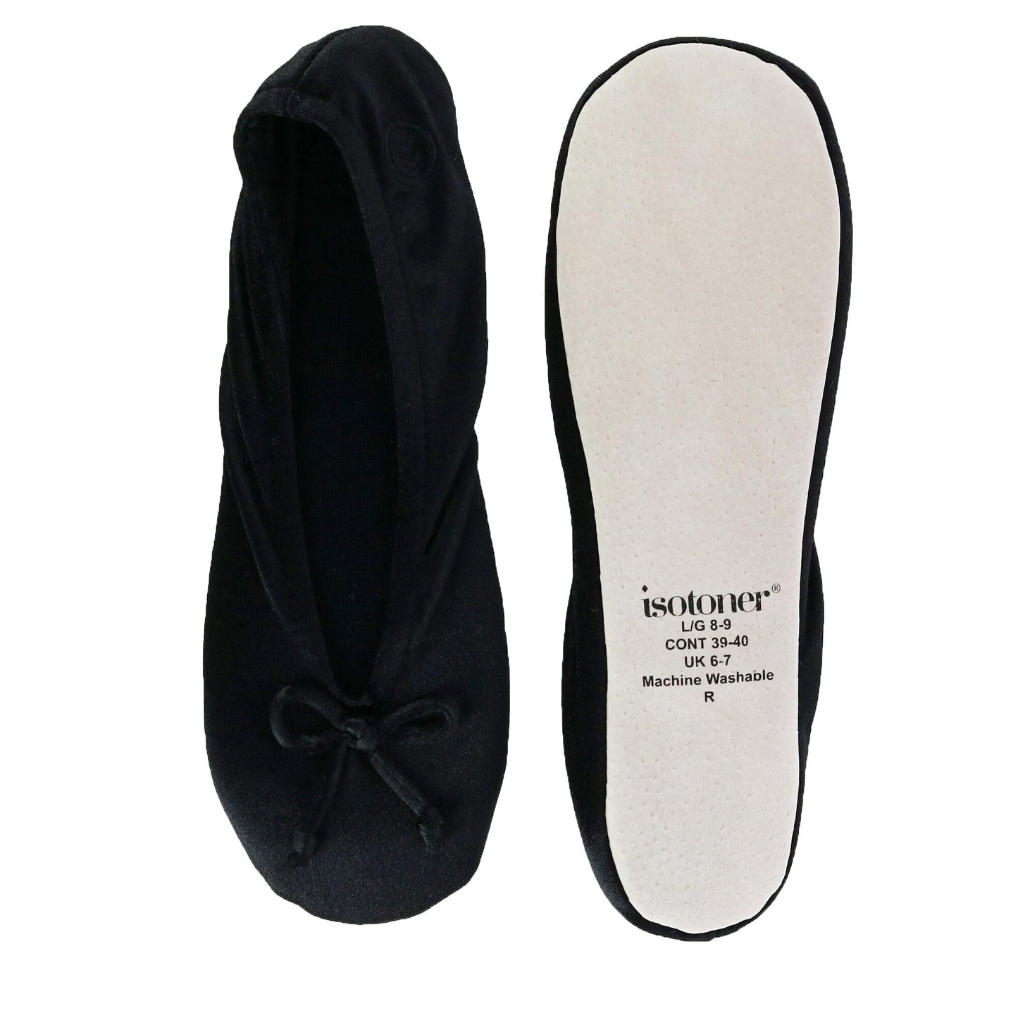 ISOTONER CLASSIC BALLERINA SLIPPER - Vi-Leen's Fashions