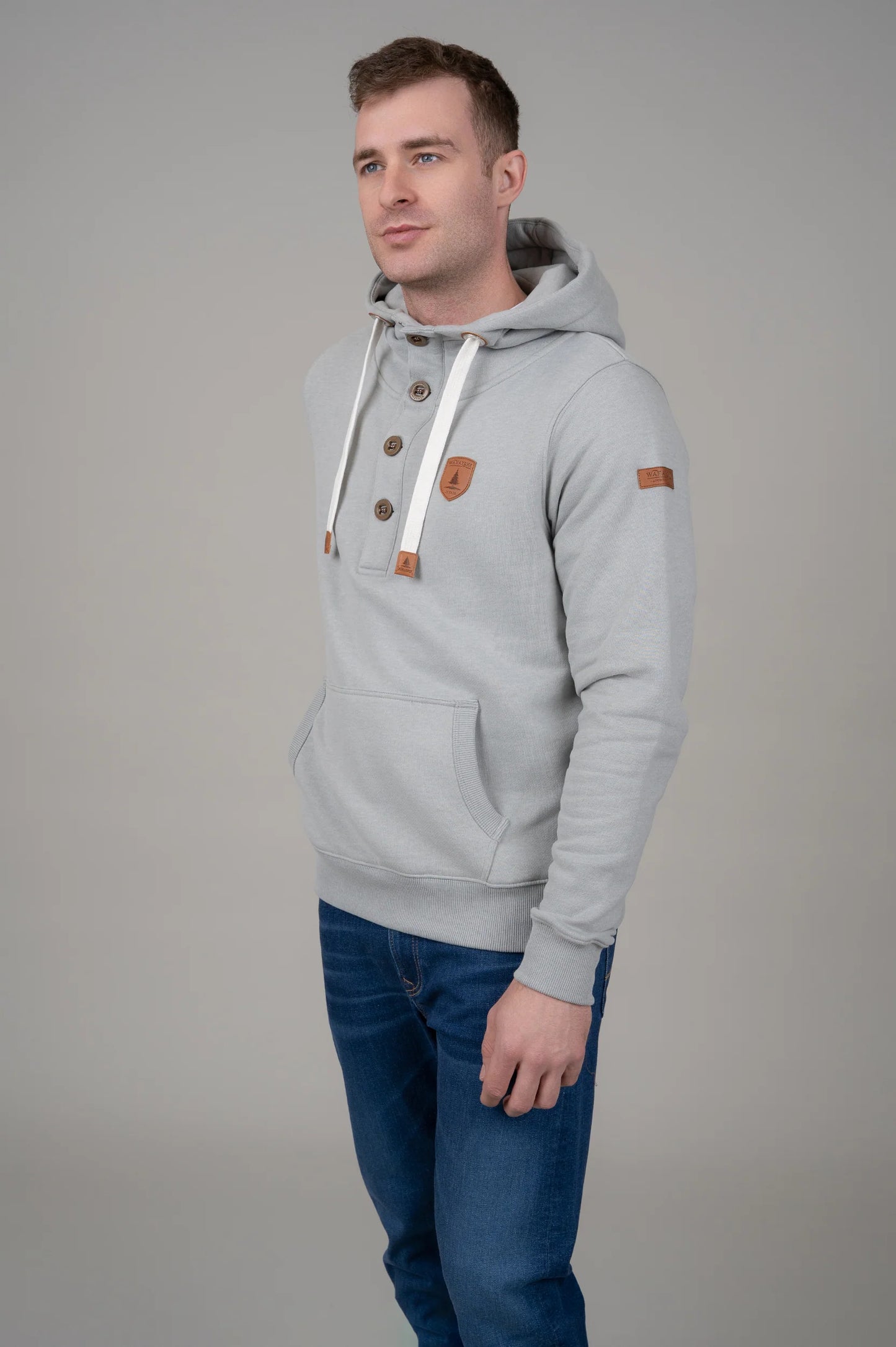 WANAKOME JEDD ICE GREY HOODIE