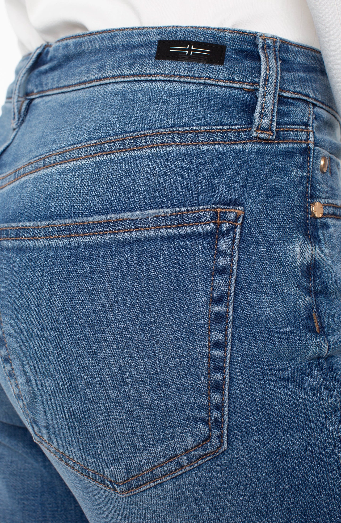 LIVERPOOL MARLEY GIRLFRIEND CUFFED DENIM - CAMPUS