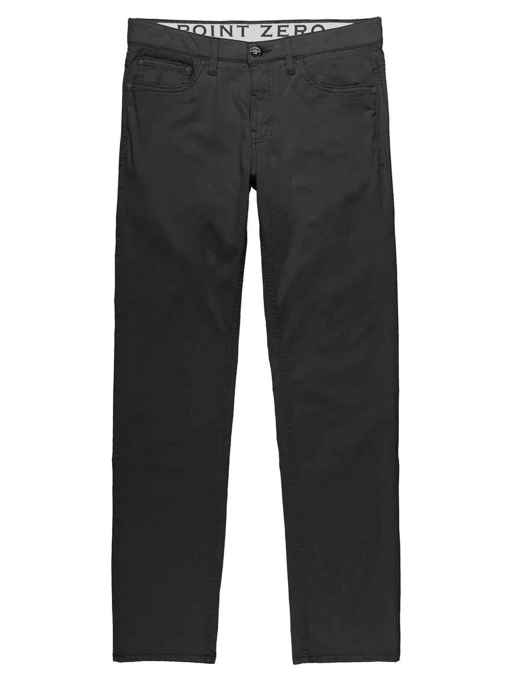 MENS POINT ZERO SUPER FLEX SLIM FIT PANT - CHARCOAL