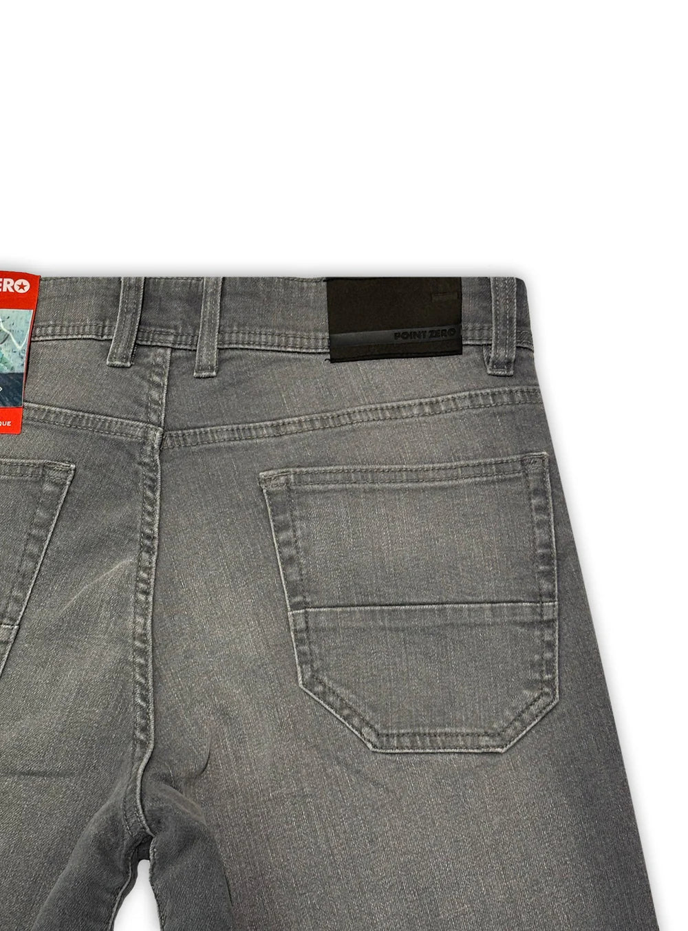 MEN'S POINT ZERO FLEX CLASSIC FIT DENIM - GREY