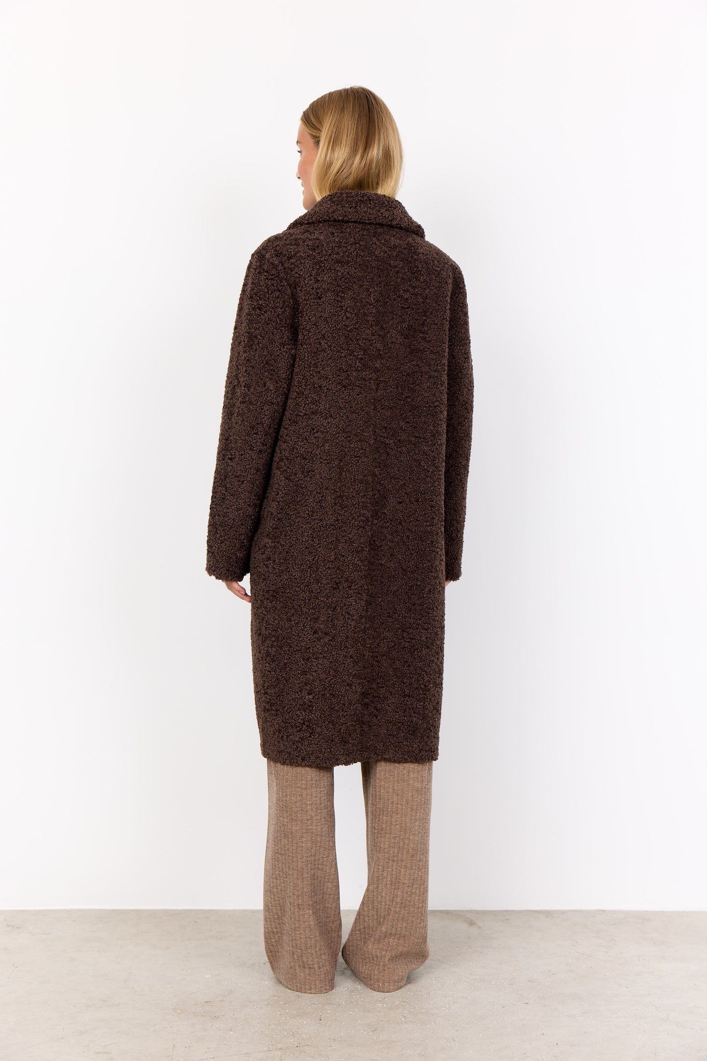 SOYACONCEPT MUKITE WOVEN JACKET - HOT FUDGE