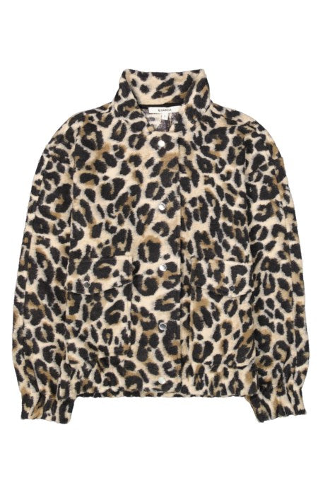 GARCIA SOFT TEDDY JACKET - CHEETAH