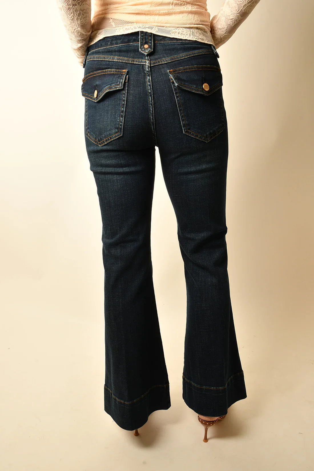 LIVERPOOL HANNAH OUTLAW FLARE - DUSKWOOD BLUE