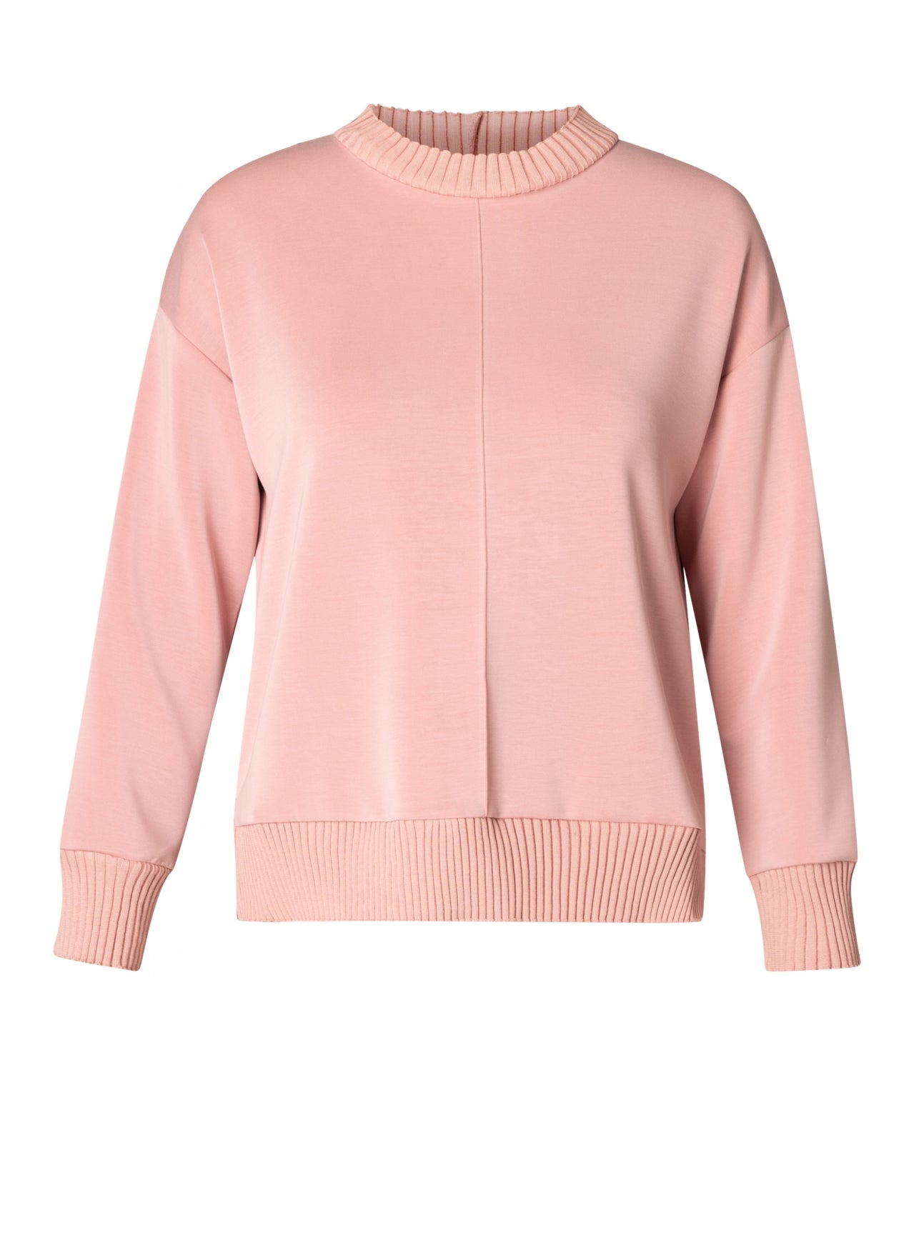 YEST NELE MODAL PULLOVER - DARK ROSE