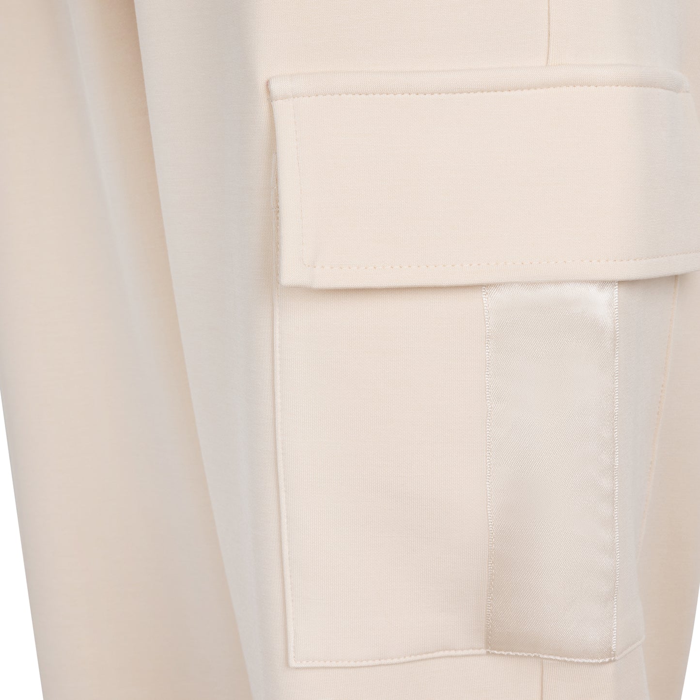 ESQUALO MODAL CARGO TROUSER - IVORY