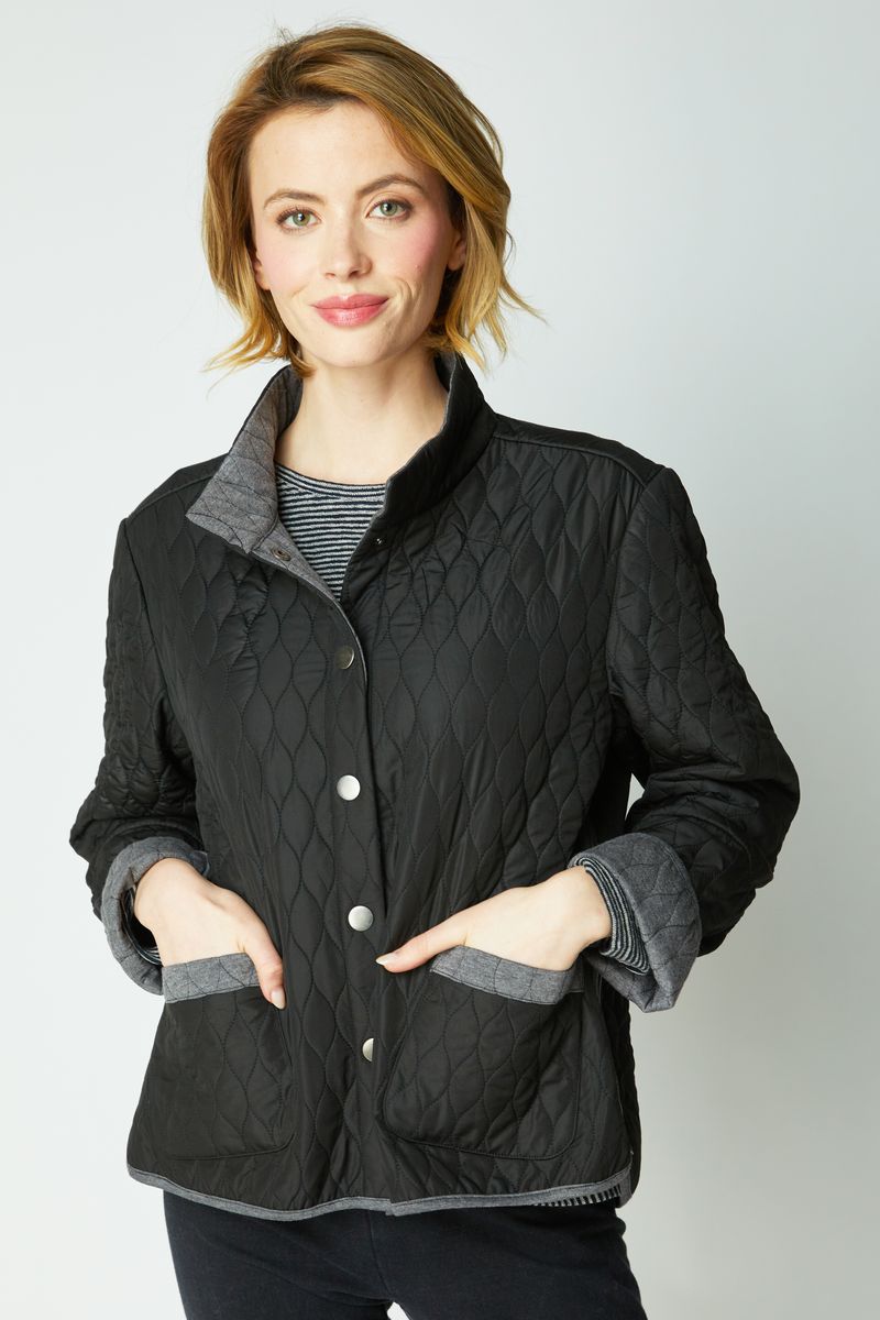 HABITAT DOUBLE FACED URBAN JACKET - BLACK