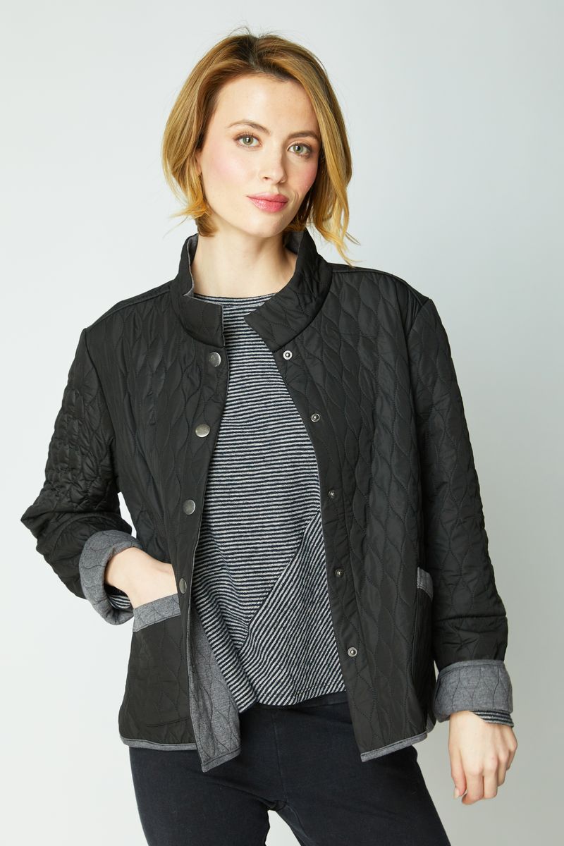 HABITAT DOUBLE FACED URBAN JACKET - BLACK
