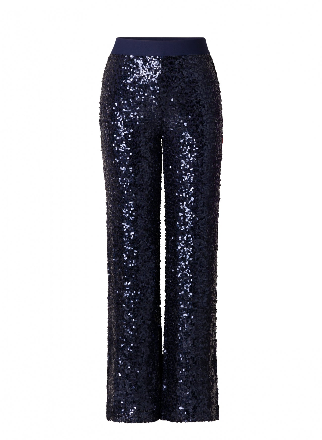 YEST ENGELTJE SEQUINNED PANT - MARINE BLUE - Vi-Leen's Fashions