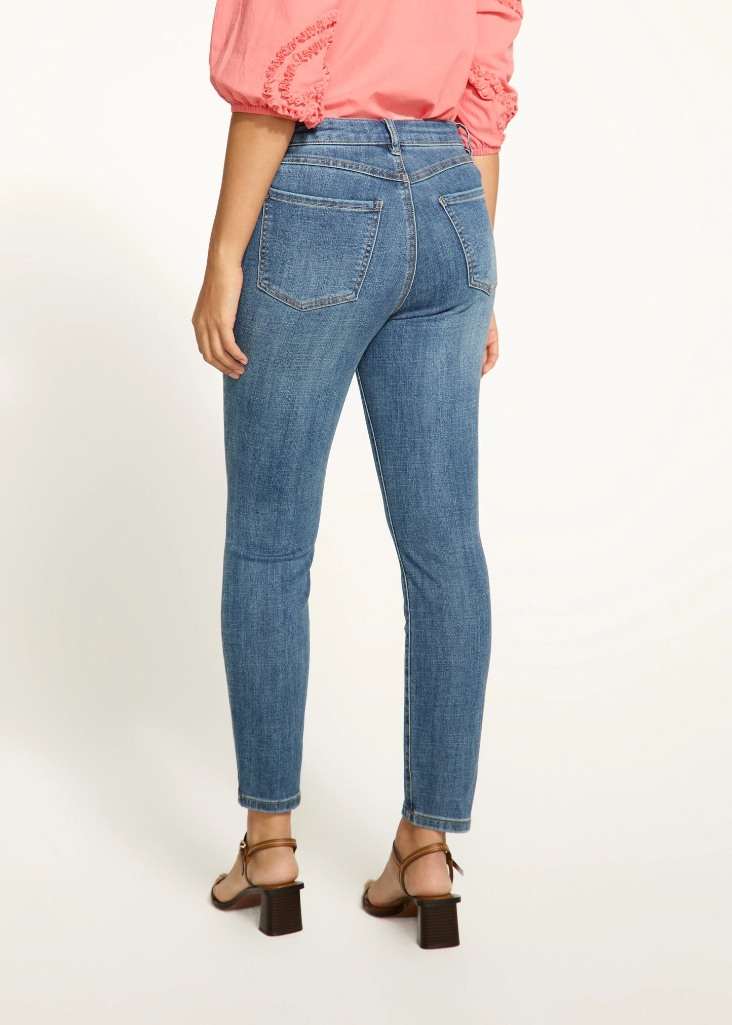 FDJ OLIVIA SLIM ANKLE - MEDIUM WASH