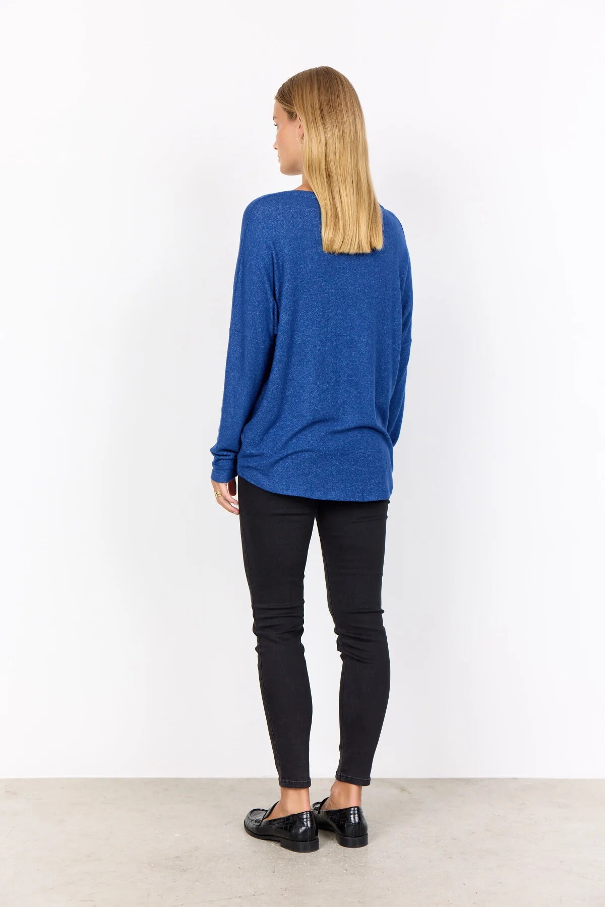 SOYACONCEPT BIARA TOP - BLUE MELANGE