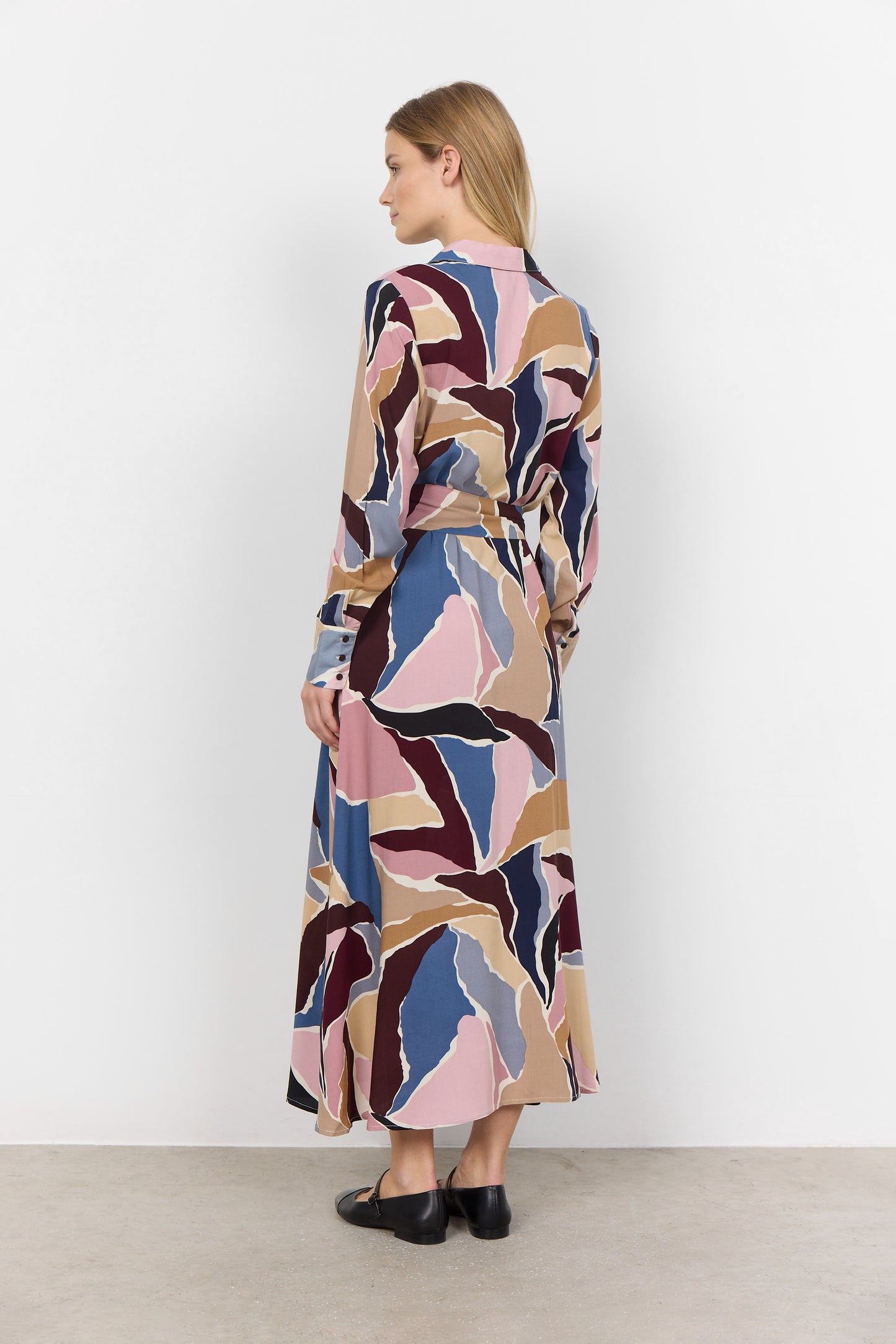 SOYACONCEPT HANA DRESS - WINE MIX - Vi-Leen's Fashions