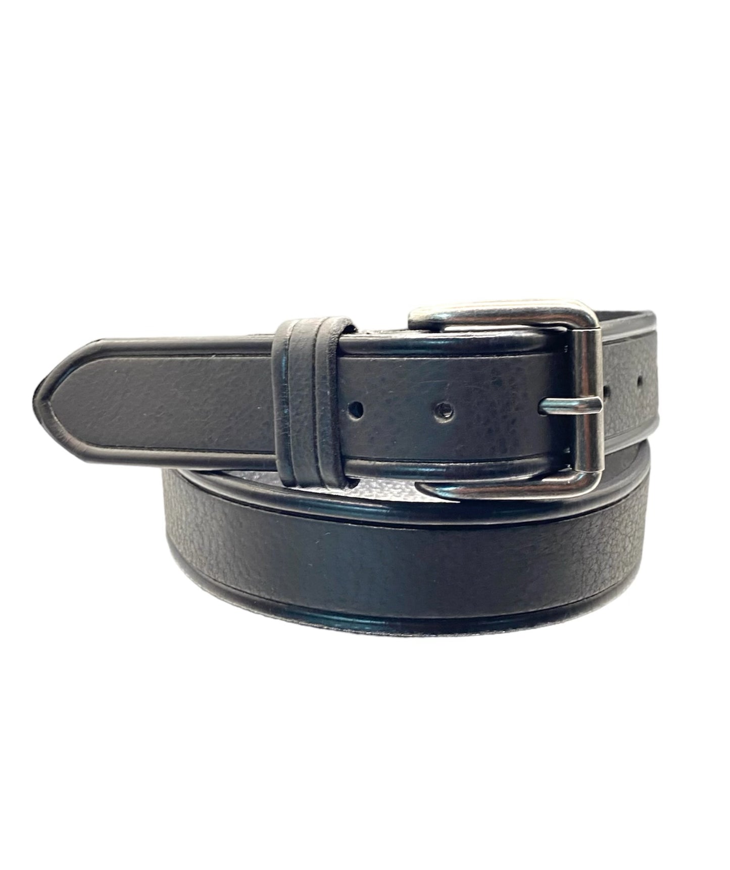 ARMOIR MENS LEATHER BELT - BLACK - Vi-Leen's Fashions