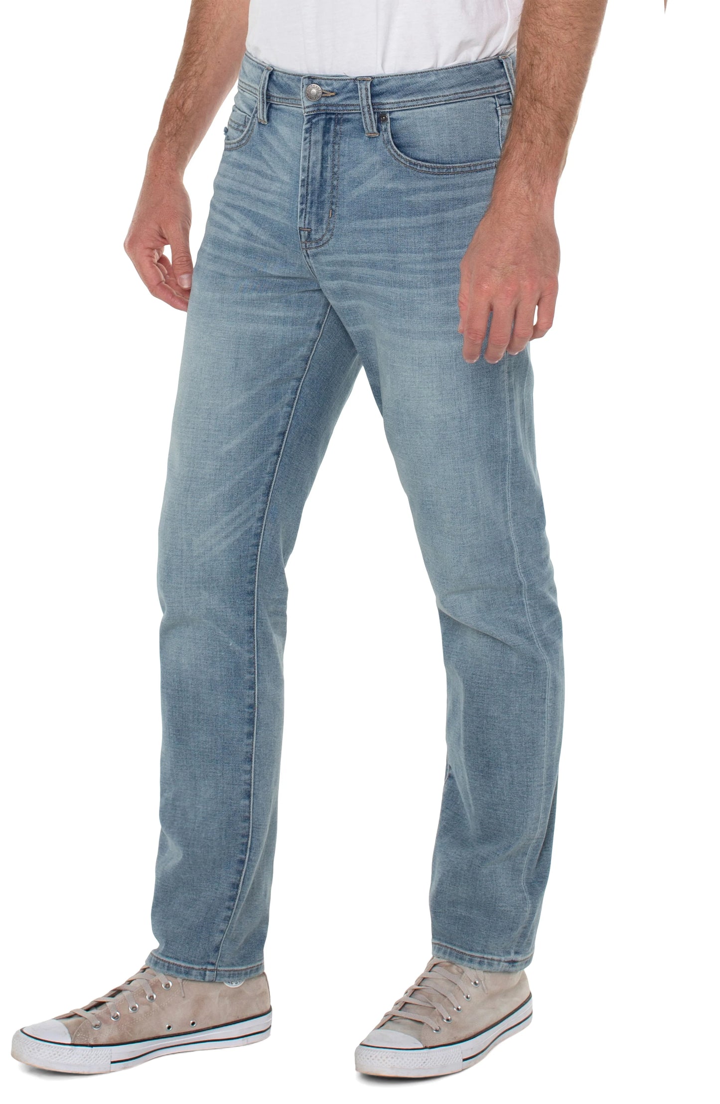 MEN'S LIVERPOOL KINGSTON MODERN STRAIGHT LEG JEAN - PALO VERDES