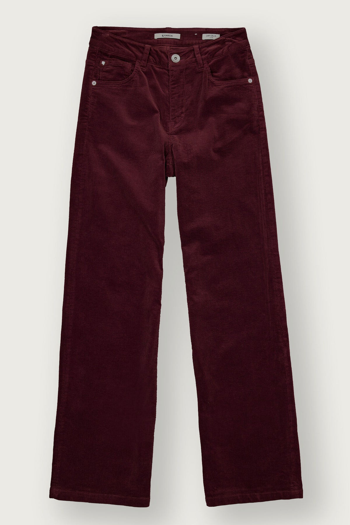 GARCIA WIDE LEG CORDUROY PANT - ROSEWOOD - Vi-Leen's Fashions