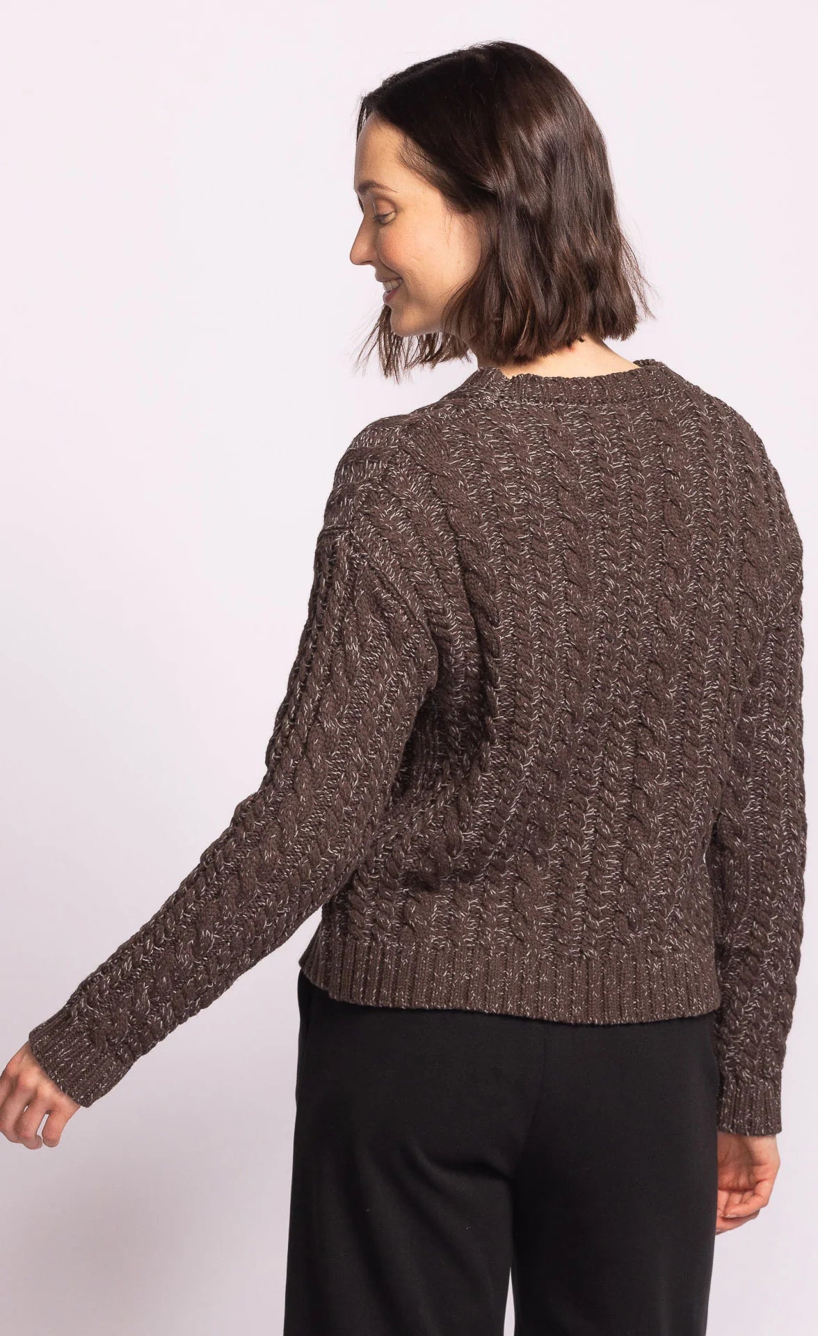 PINK MARTINI DIANE SWEATER - BROWN