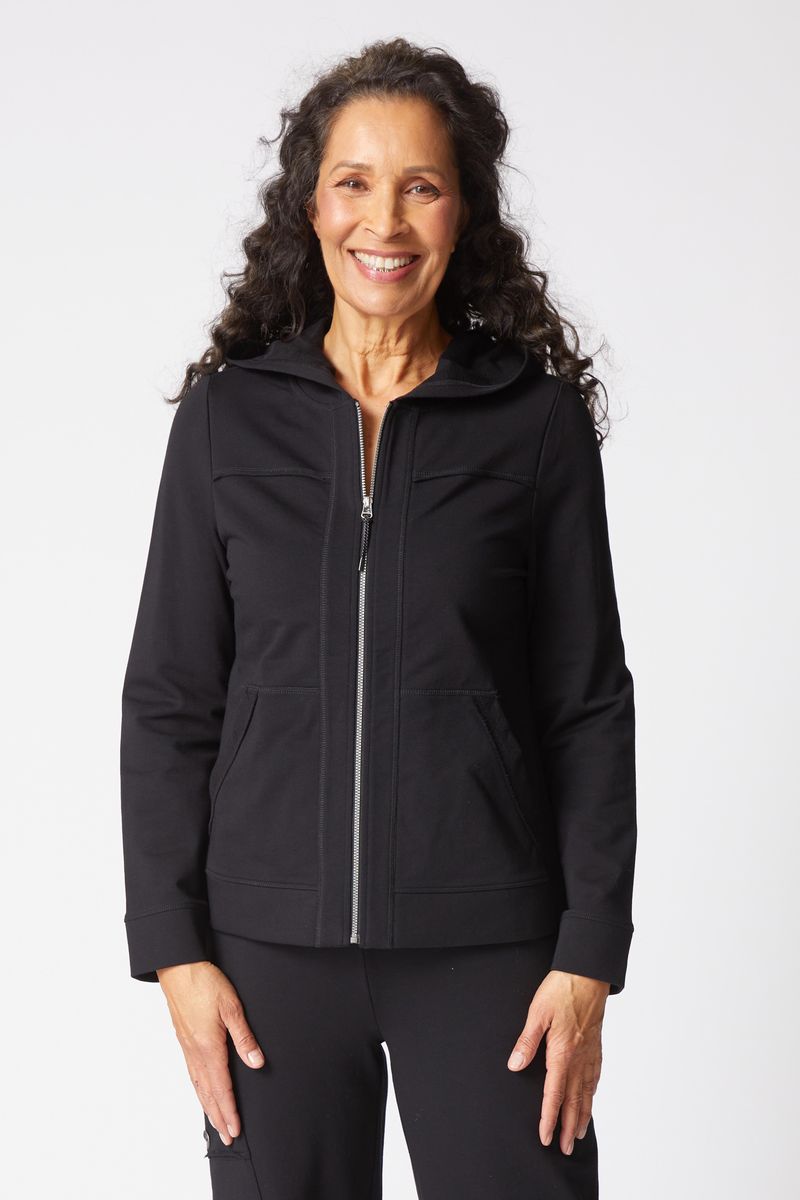 HABITAT MONTERAY HOODED JACKET - BLACK