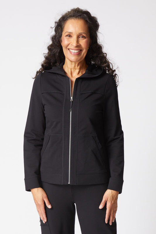 HABITAT MONTERAY HOODED JACKET - BLACK