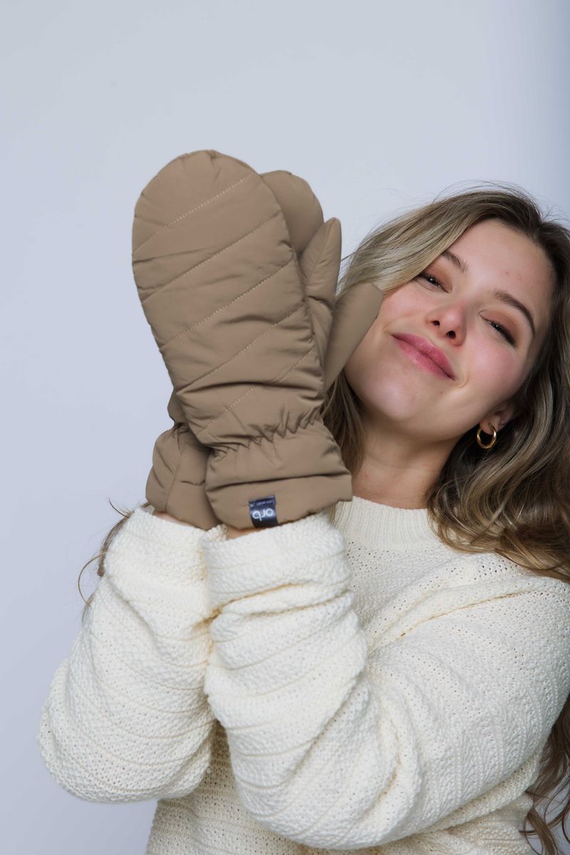 ORB PUFFER MITT - OLIVE