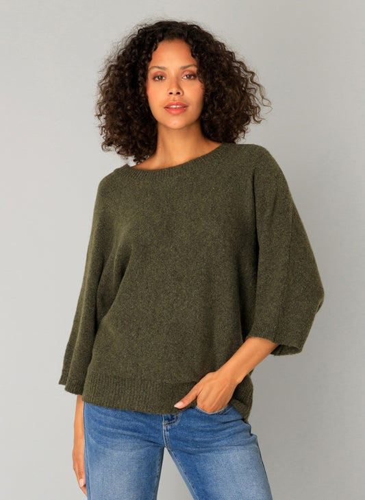 YEST CATI SWEATER - ARMY GREEN