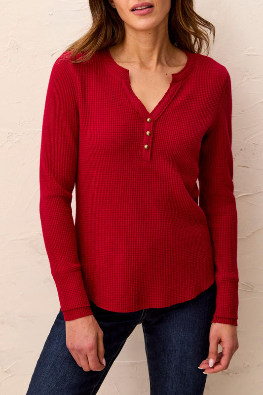 TRIBAL HENLEY TOP - Vi-Leen's Fashions
