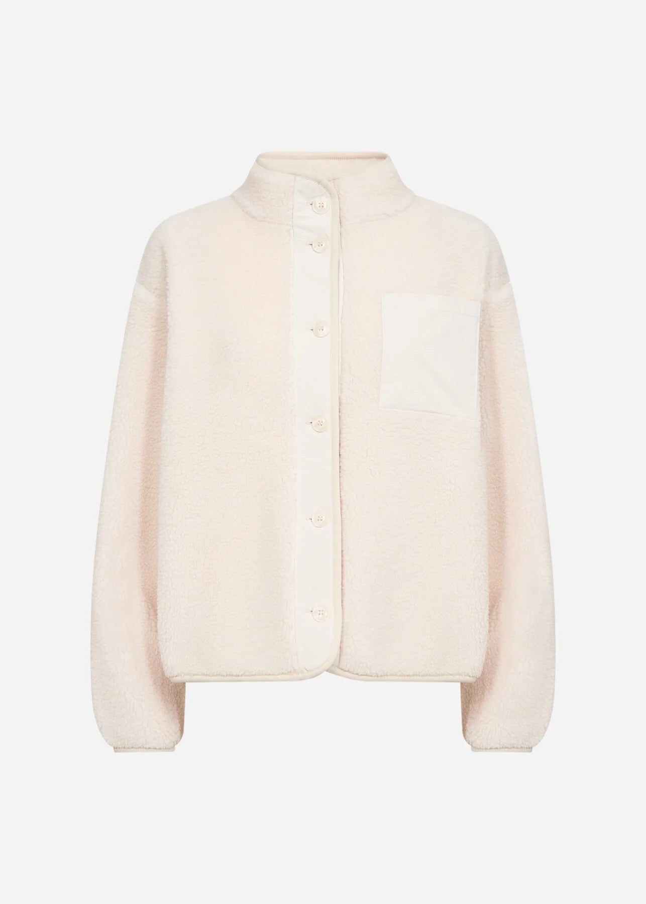 SOYACONCEPT ONYX TEDDY JACKET - CREAM