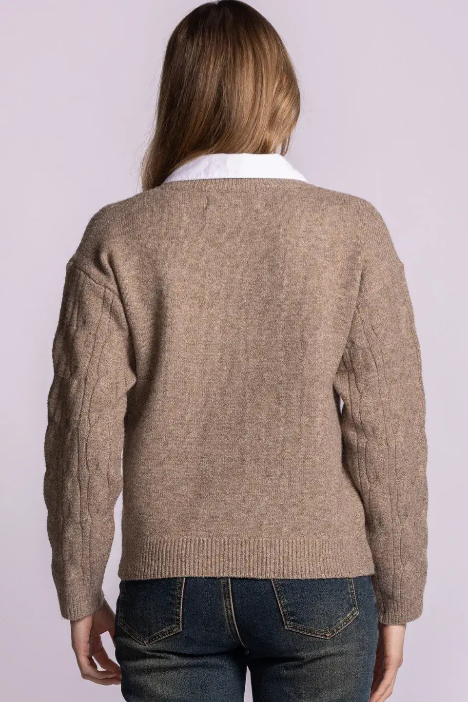 PINK MARTINI CATALINA SWEATER - BROWN - Vi-Leen's Fashions