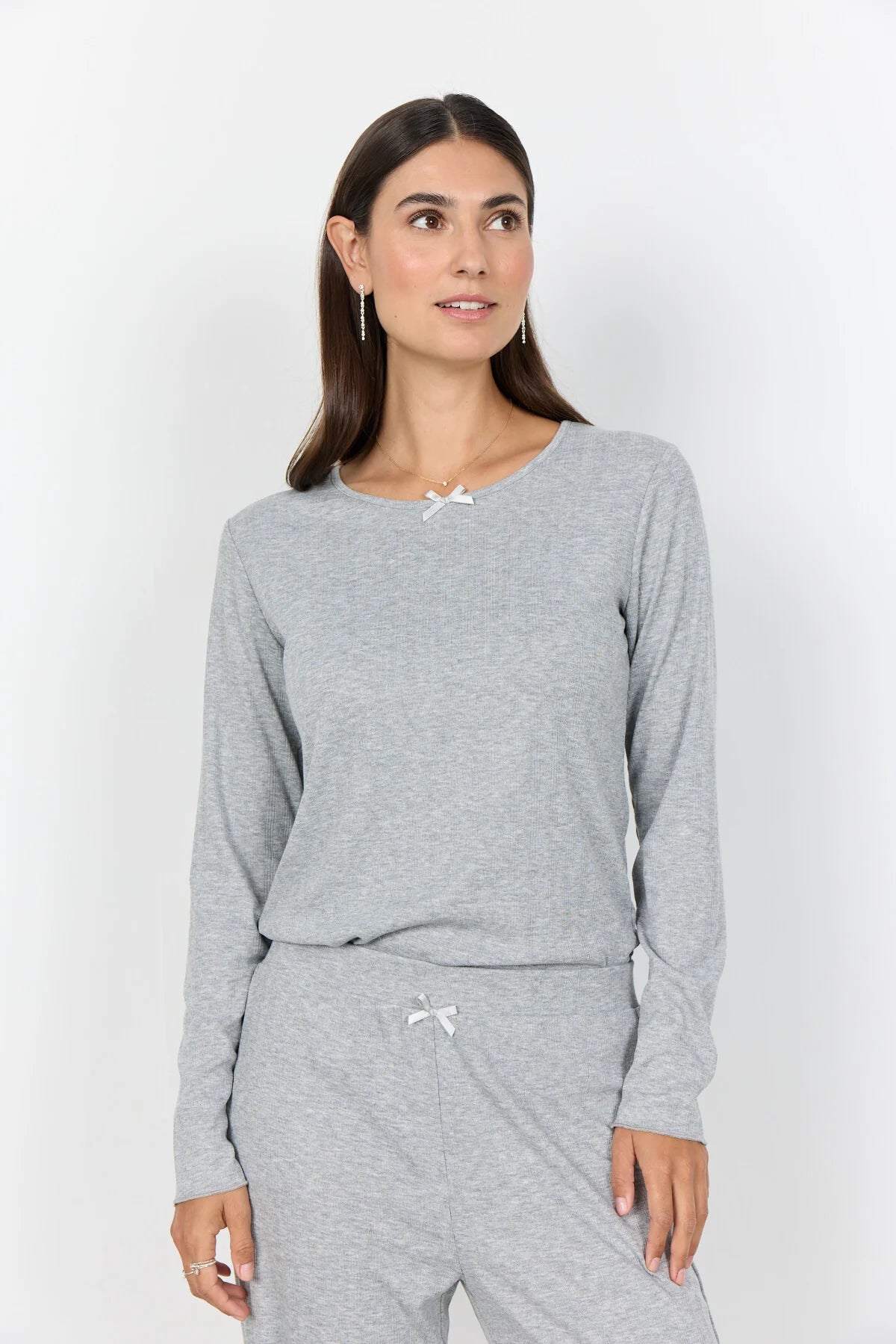SOYACONCEPT ALEA PAJAMA/LOUNGE SET - LIGHT GREY