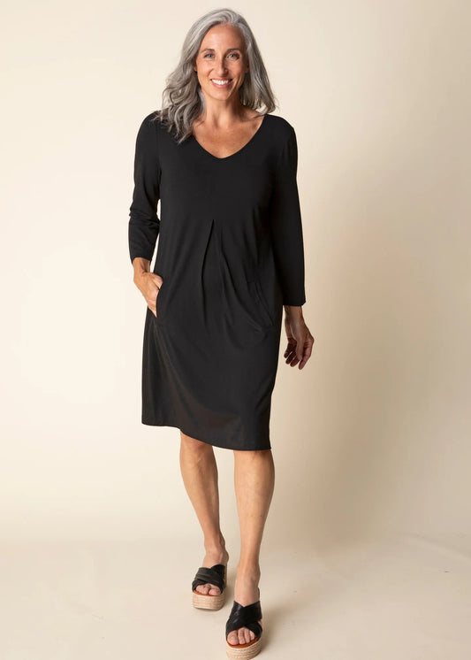 HABITAT GREENWICH DRESS - BLACK