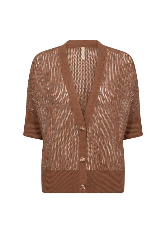 SOYACONCEPT LAURETTE CARDIGAN - TOFFEE - Vi-Leen's Fashions