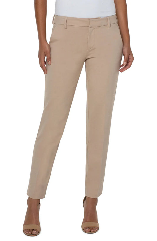 LIVERPOOL KELSEY TROUSER - BISCUIT TAN - Vi-Leen's Fashions