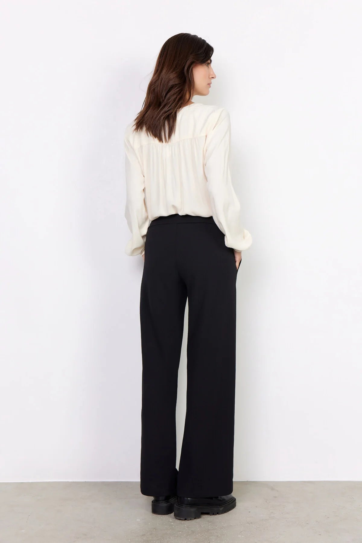 SOYACONCEPT SIHAM WIDE LEG PANT - BLACK