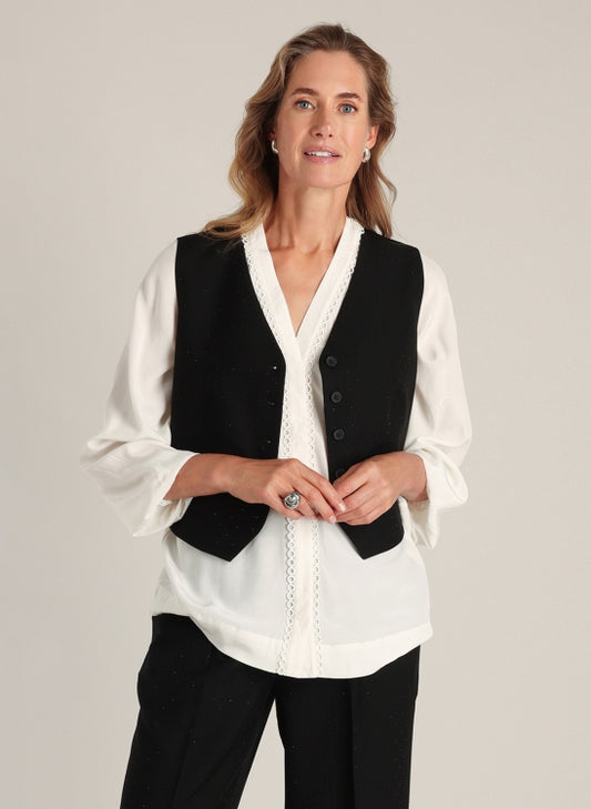 YEST DRAGA VEST - BLACK