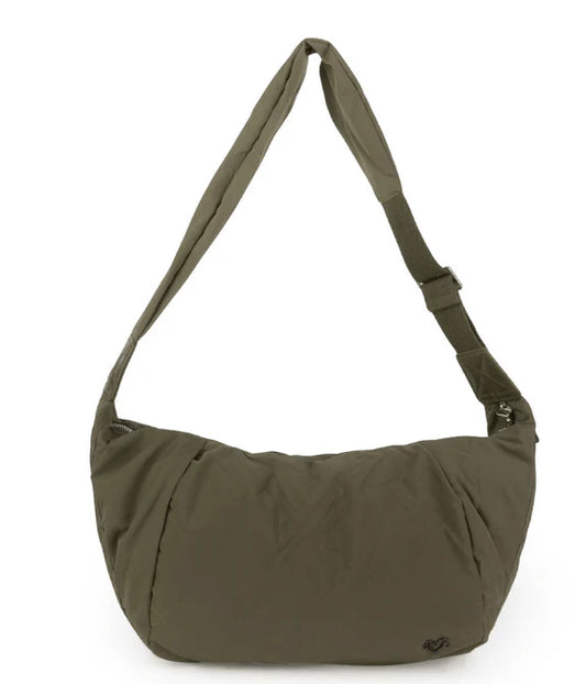CANA COTTON SLING HOBO - KHAKI