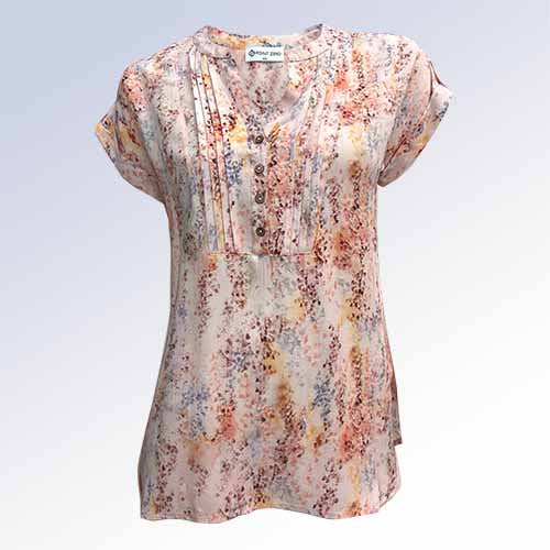 POINT ZERO FLORAL BLOUSE - PETAL