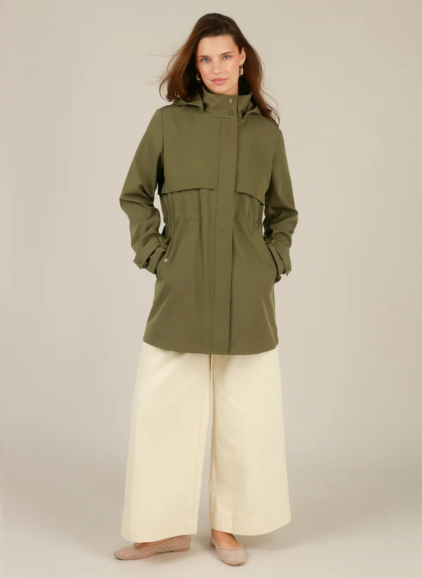 YEST XENIA OUTERWEAR - OLIVE - Vi-Leen's Fashions