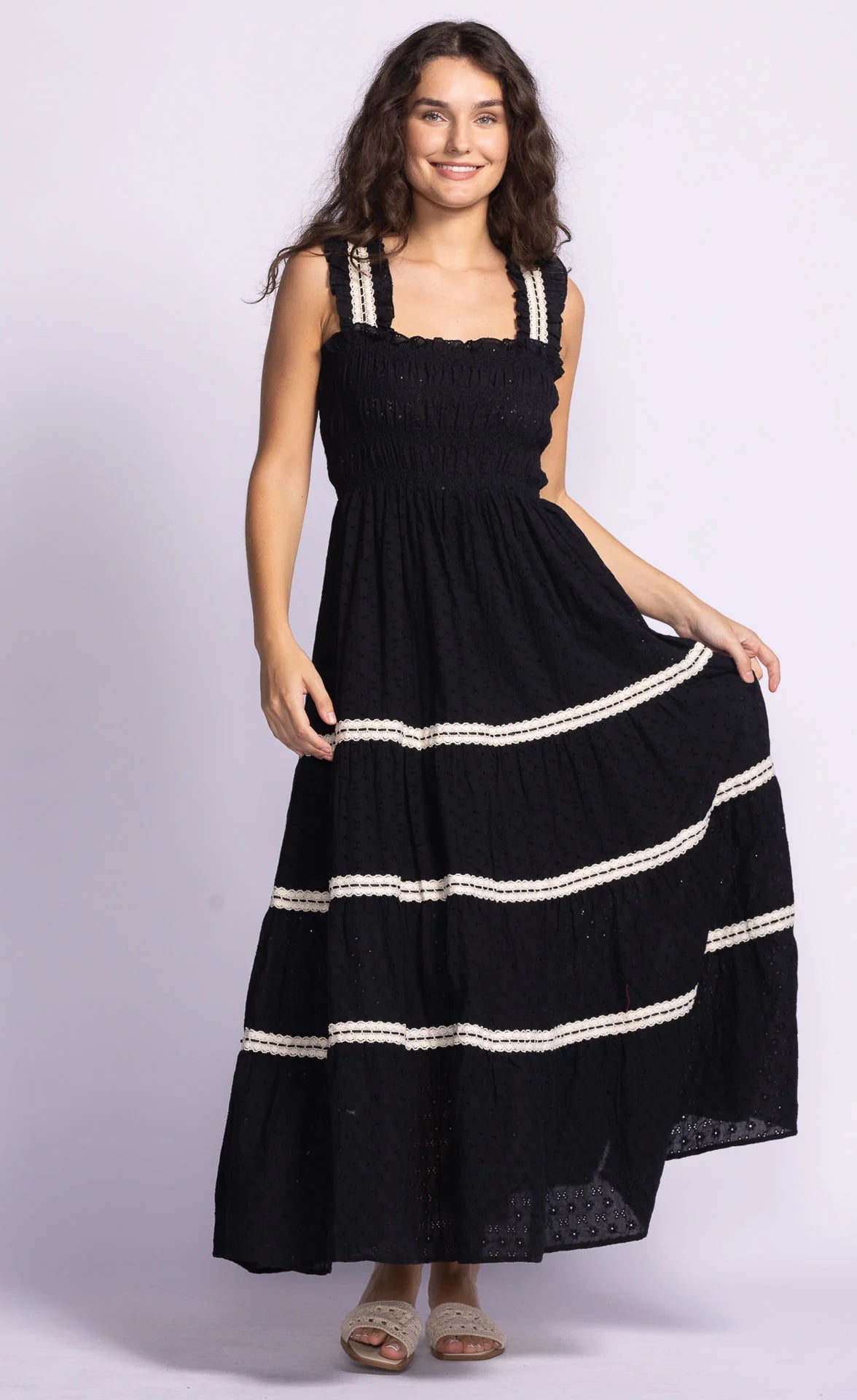 PINK MARTINI AMBER DRESS - BLACK - Vi-Leen's Fashions