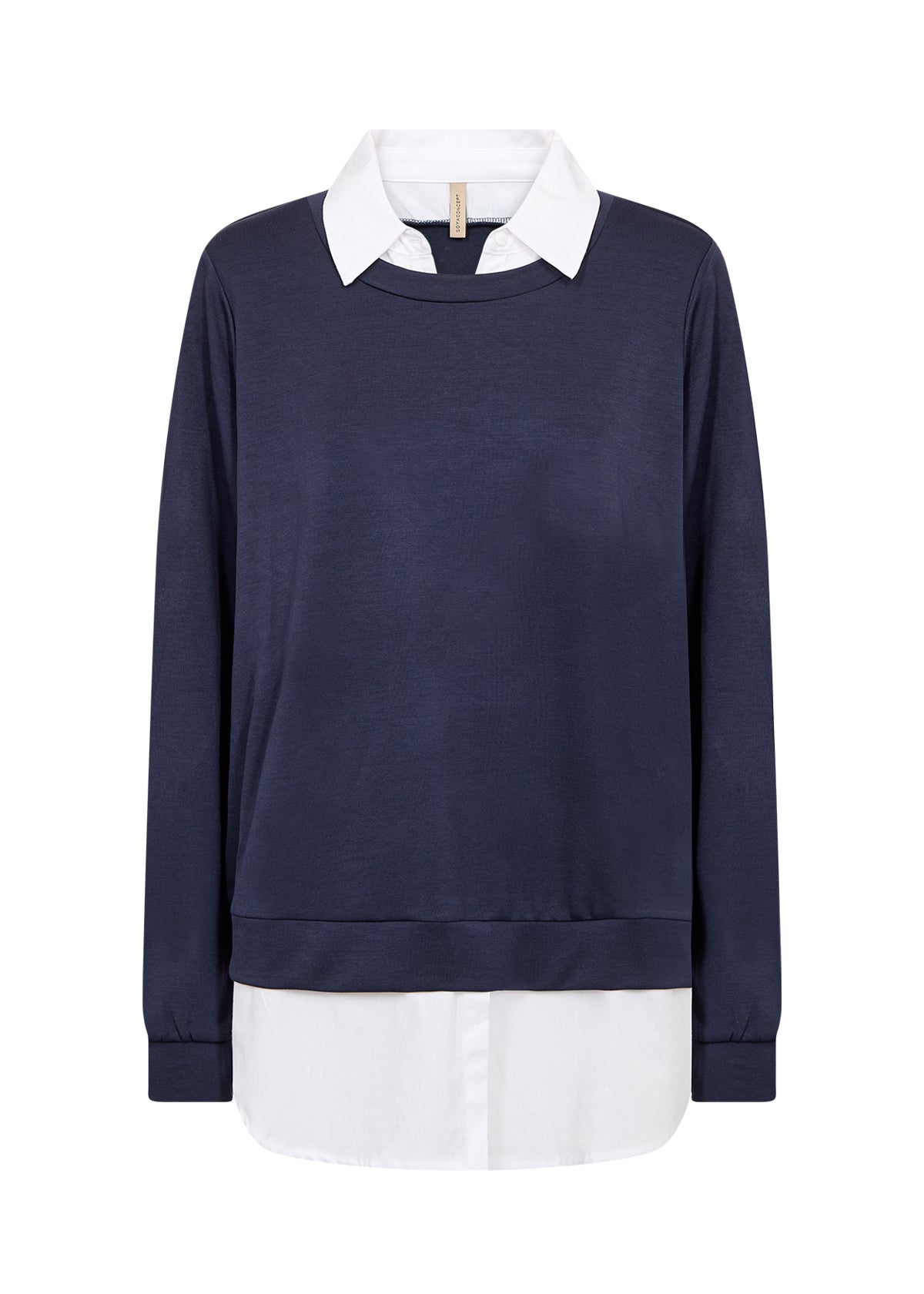 SOYACONCEPT BANU FOOLER TOP - NAVY