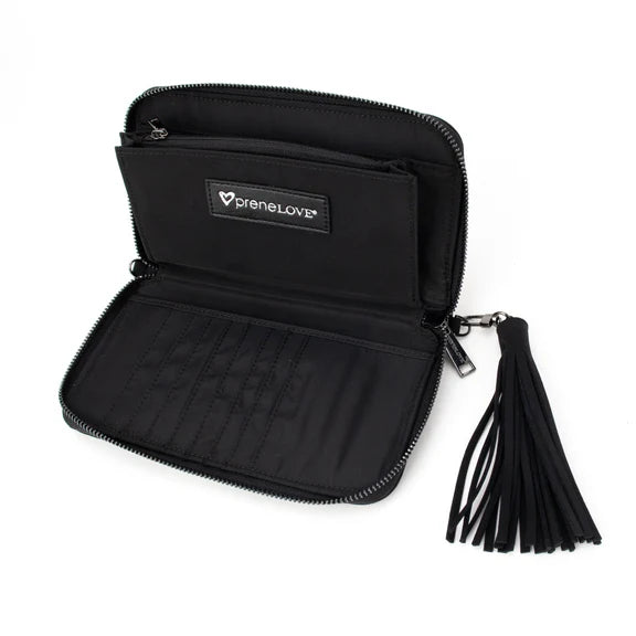 WATSON WOVEN WALLET/CROSSBODY - BLACK