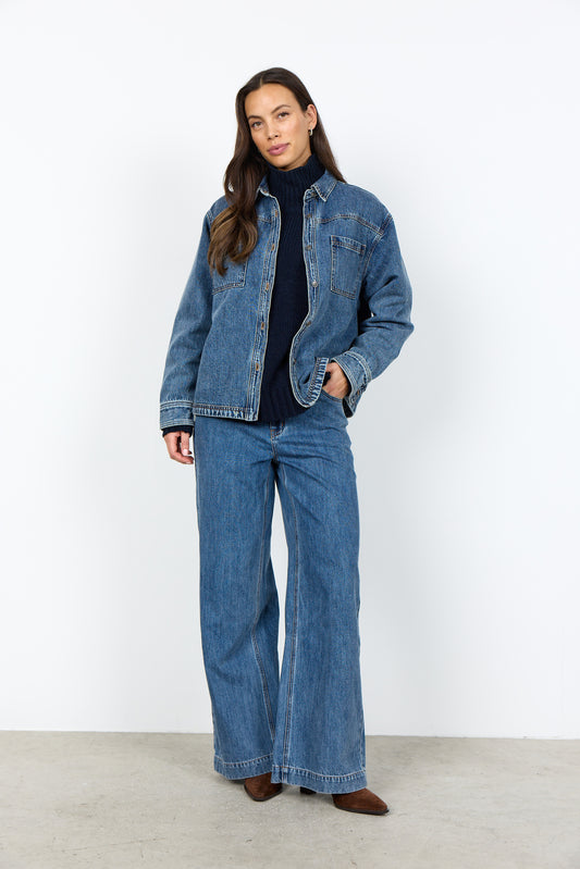 SOYACONCEPT HEDA DENIM OVERSHIRT - Vi-Leen's Fashions
