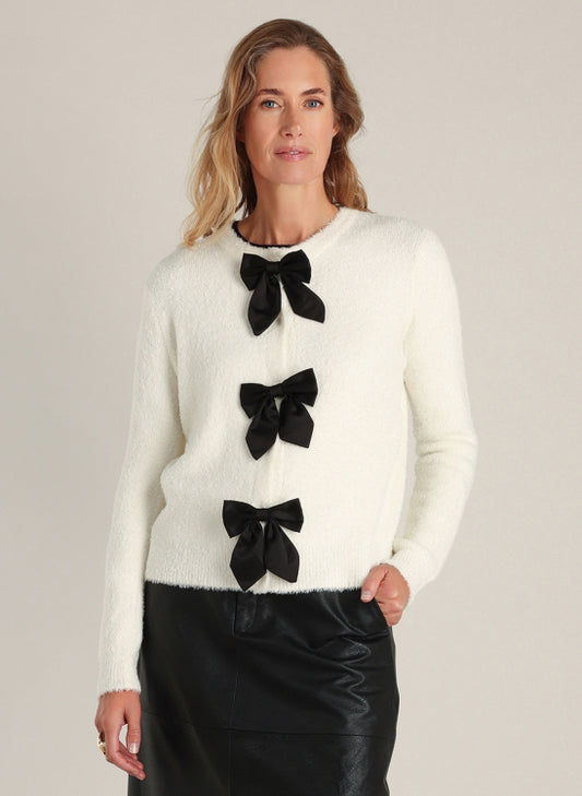 YEST DULCINEA CARDIGAN - WINTER WHITE