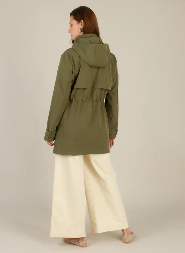 YEST XENIA OUTERWEAR - OLIVE - Vi-Leen's Fashions